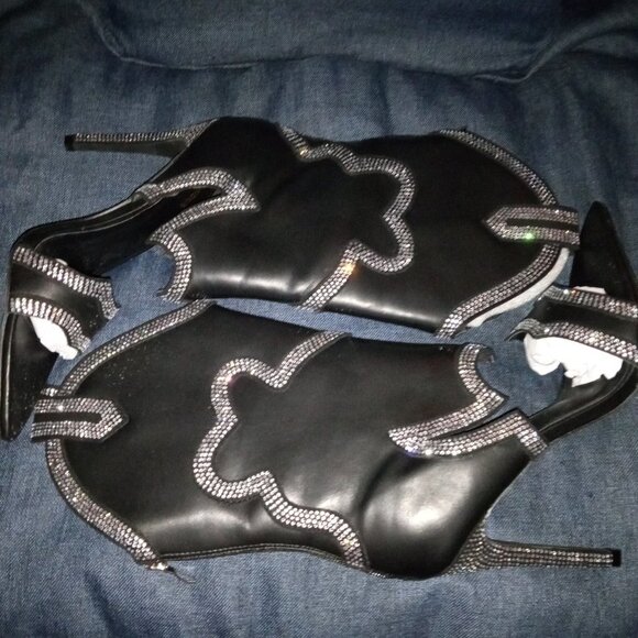 " DOING THE MOST " BLACK/RHINSTONE  ( BRAND NEW !!!!!!!!!!!!!! - Picture 6 of 7